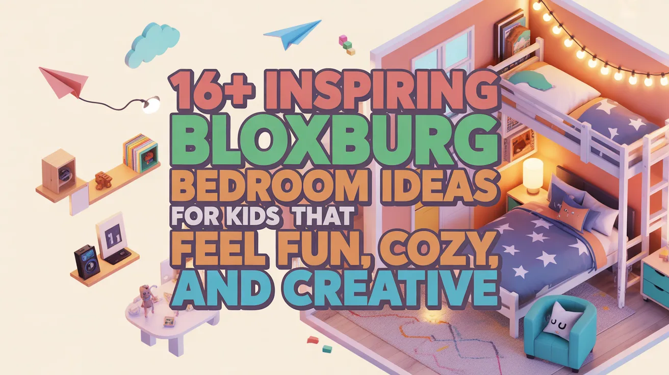 16+ Inspiring Bloxburg Bedroom Ideas for Kids That Feel Fun, Cozy, and Creative