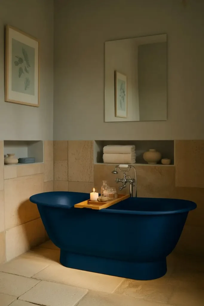 16 Keep Decor Minimal to Avoid Overpowering the Tub