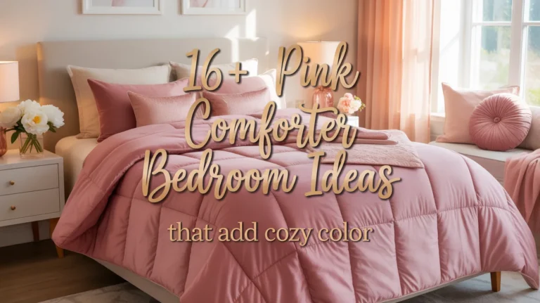 16+ Pink Comforter Bedroom Ideas That Add Cozy Color