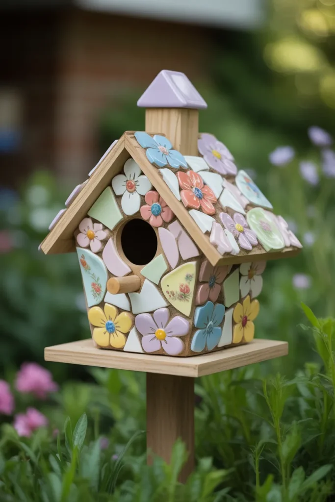 16. Birdhouses That Feel Playful and Artistic