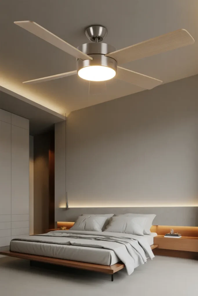 15. Ceiling Fan with Adjustable Blade Pitch