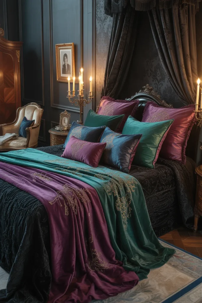 16. Deeply Textured Bedding with Layers