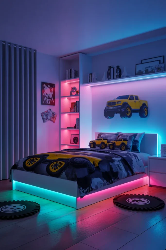 16. LED Strip Lights for Nighttime Glow