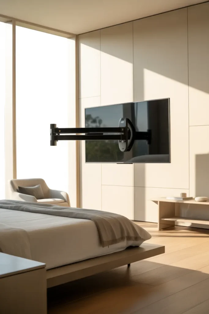 16. Mount TV on a Pivoting Arm