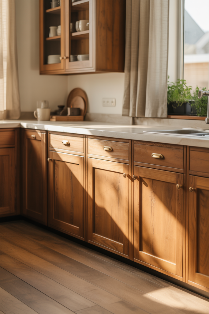 17 Inspiring Idea Paint Kitchen Cabinets Natural Wood Look Paint