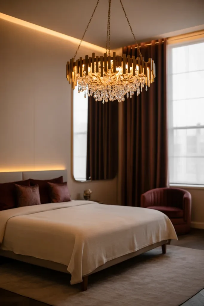 17. Gold Chandeliers or Pendant Lights