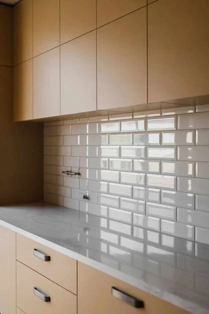 17. White Minimalist Backsplash Ideas