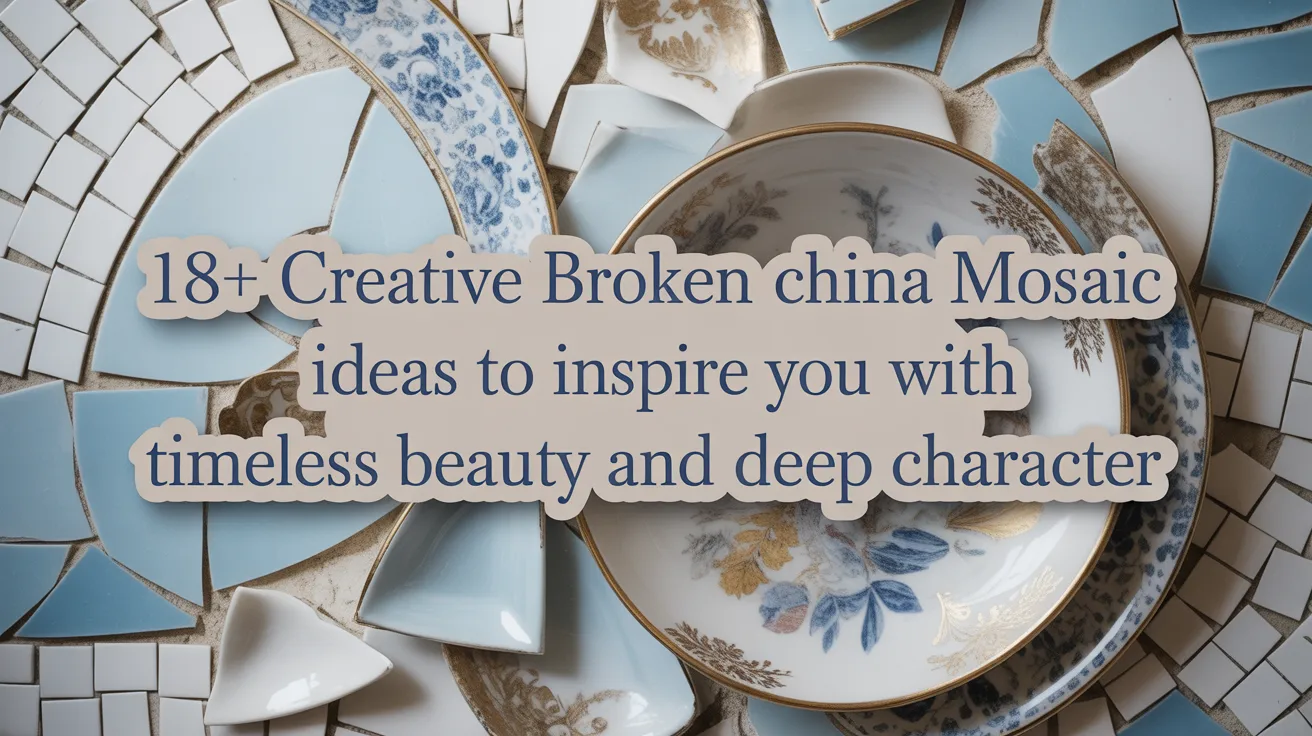 18+ Creative Broken China Mosaic Ideas to Inspire You with Timeless Beauty and Deep Character