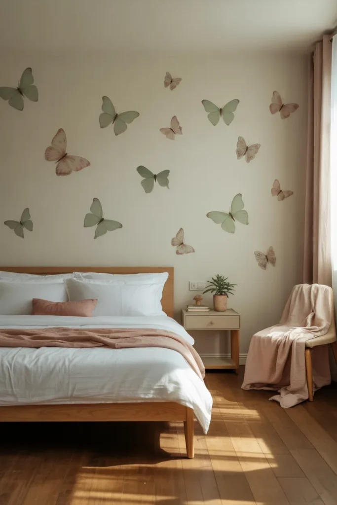 18. Timeless Butterfly Wall Decor Style