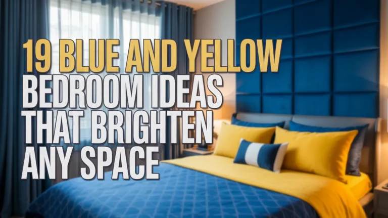 19 Blue and Yellow Bedroom Ideas That Brighten Any Space