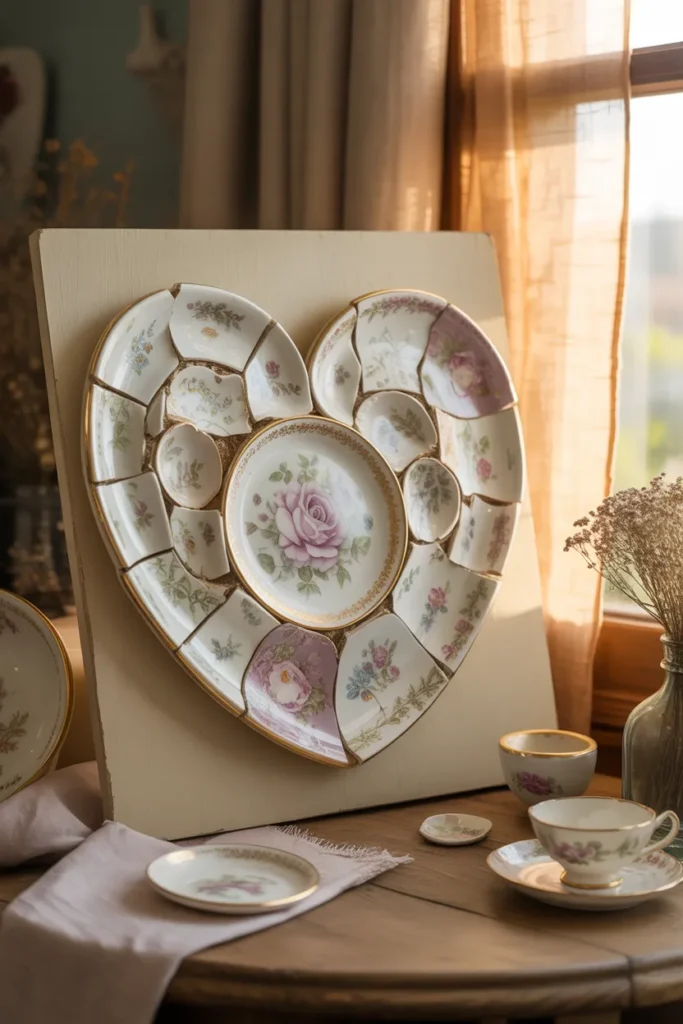 19. Memory Mosaics Made from Family China