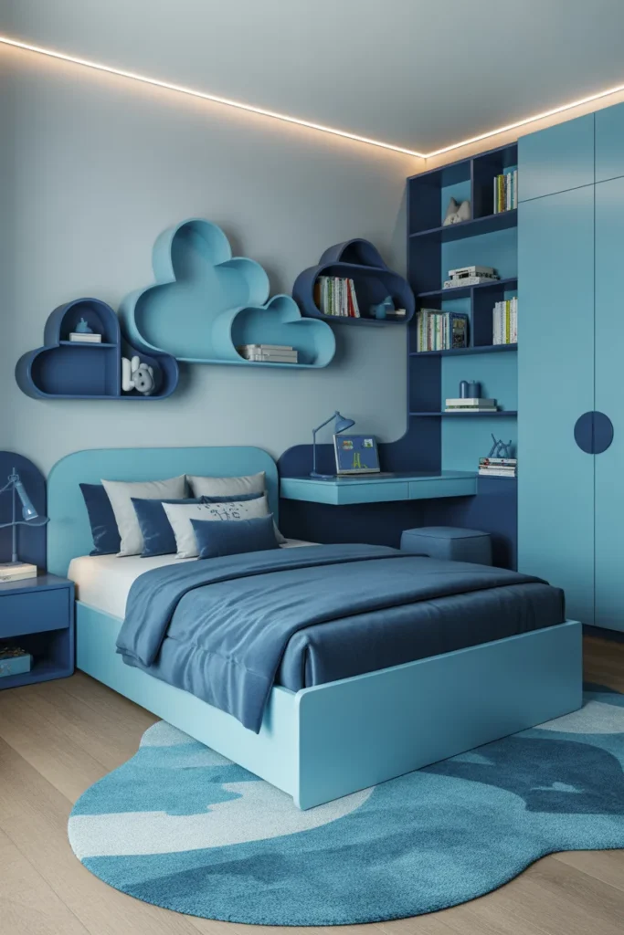 2. Color-Themed Bedrooms for a Fun Identity