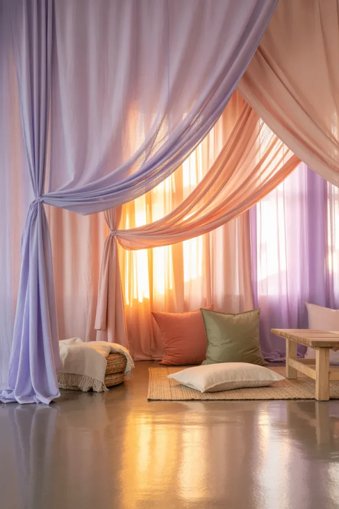 2. Curtains for Flexible Privacy