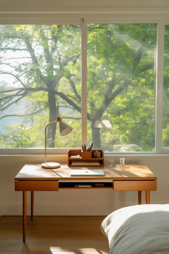 2. Desk Near a Window for Natural Light