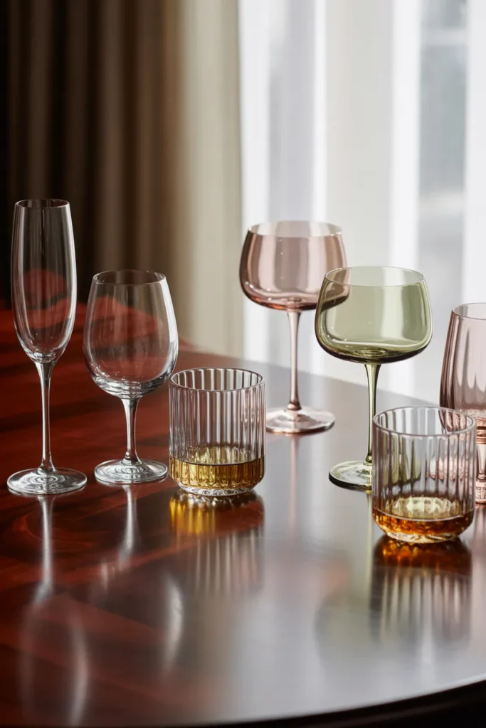 2. Glassware That Feels Decorative