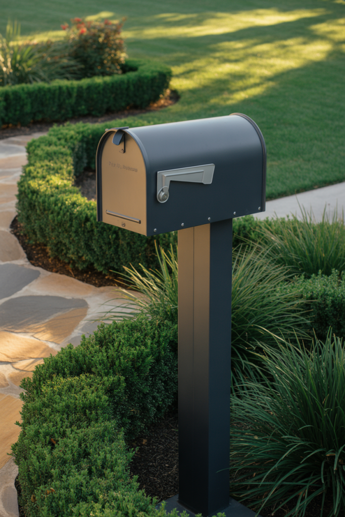 2. Modern Post Mailboxes