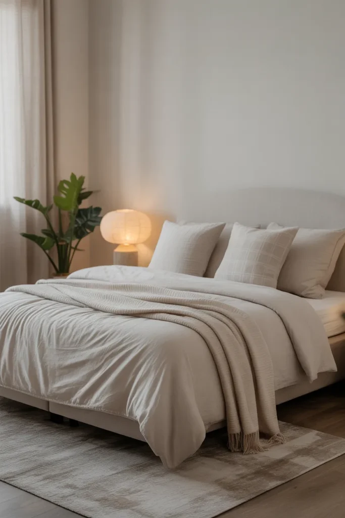 2. Simple, Comfortable Bedding That Feels Cozy