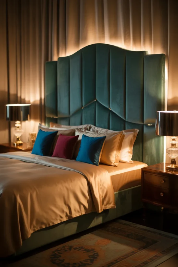 2. Statement Headboards That Anchor the Room