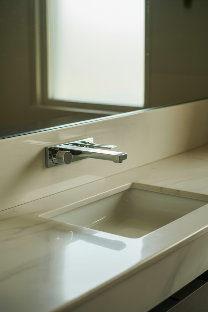 2. Wall Mounted Faucets for a Clean Look
