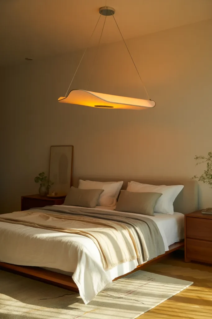 21. Simple Ceiling Lights That Let Decor Shine