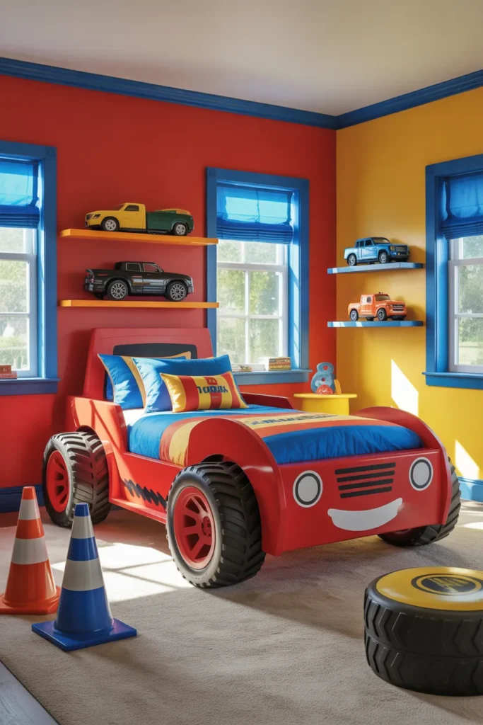 3. Bright Primary Colors