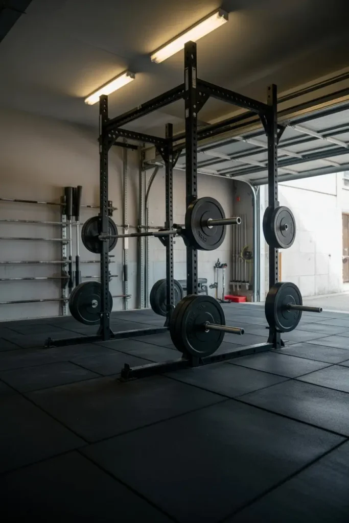 3. Garage Home Gym Inspiration With Real Strength Focus
