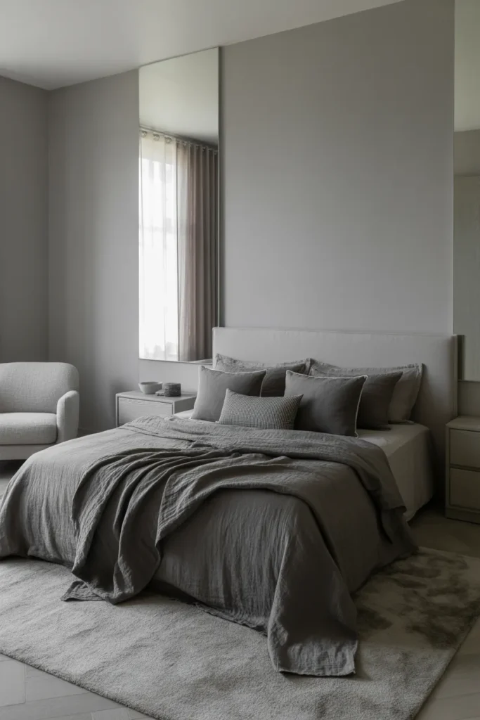 3. Layered Gray-on-Gray for a Calm Look