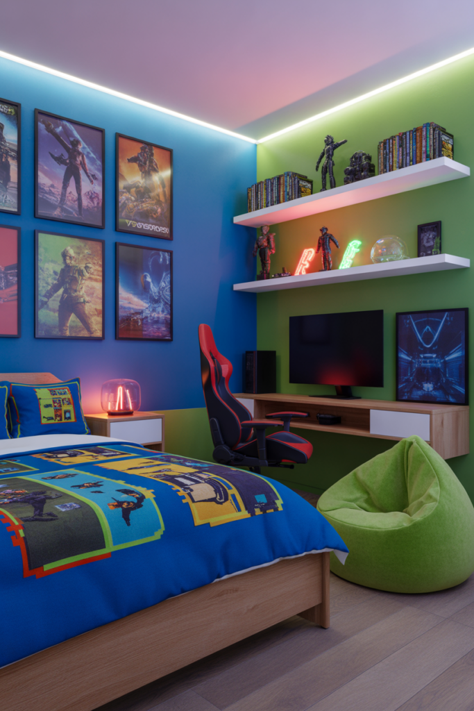 4+ Vibrant Gaming Theme Bedrooms