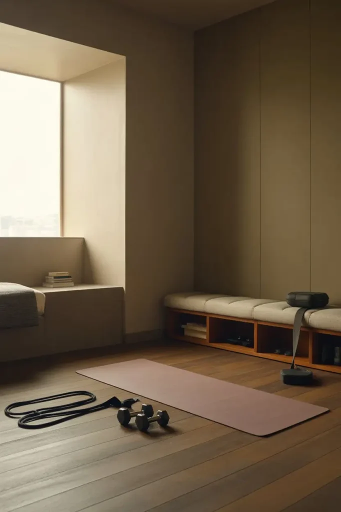 4. Bedroom Home Gym Inspiration For Daily Movement