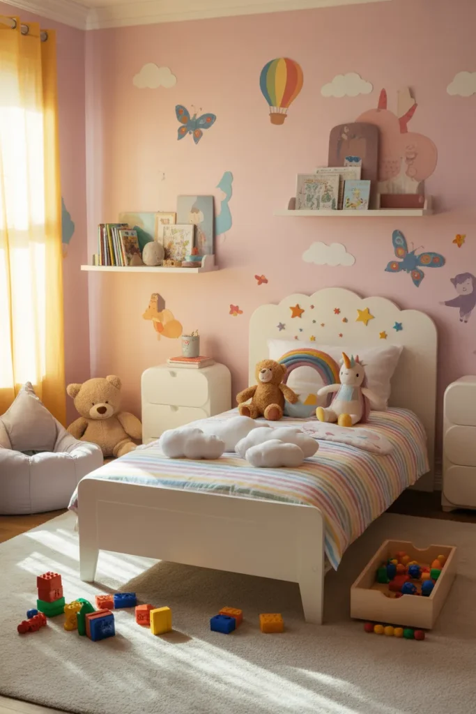 4. Cute Twin Bed for Kids’ Bedrooms