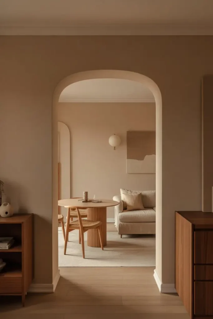 5. Beige Layering for Timeless Comfort