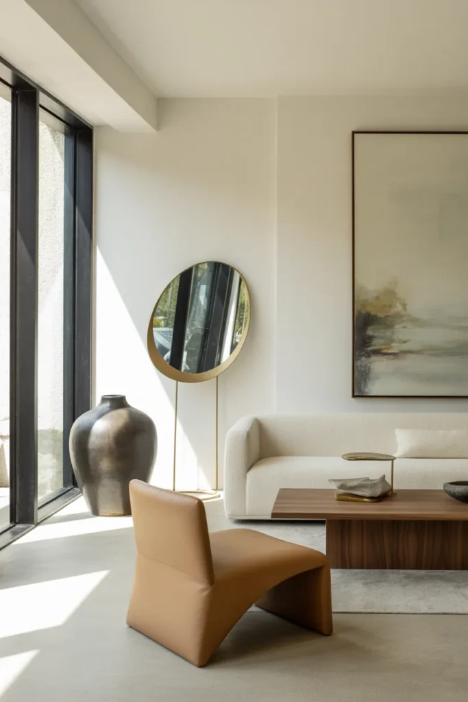 5. Choose Fewer Decor Pieces, But Bigger Ones