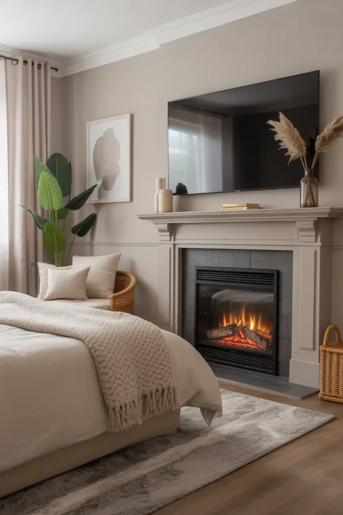 5. Fireplace and TV Combo
