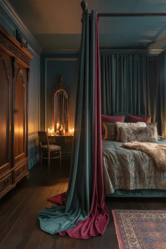 5. Heavy Drapes and Rich Fabrics