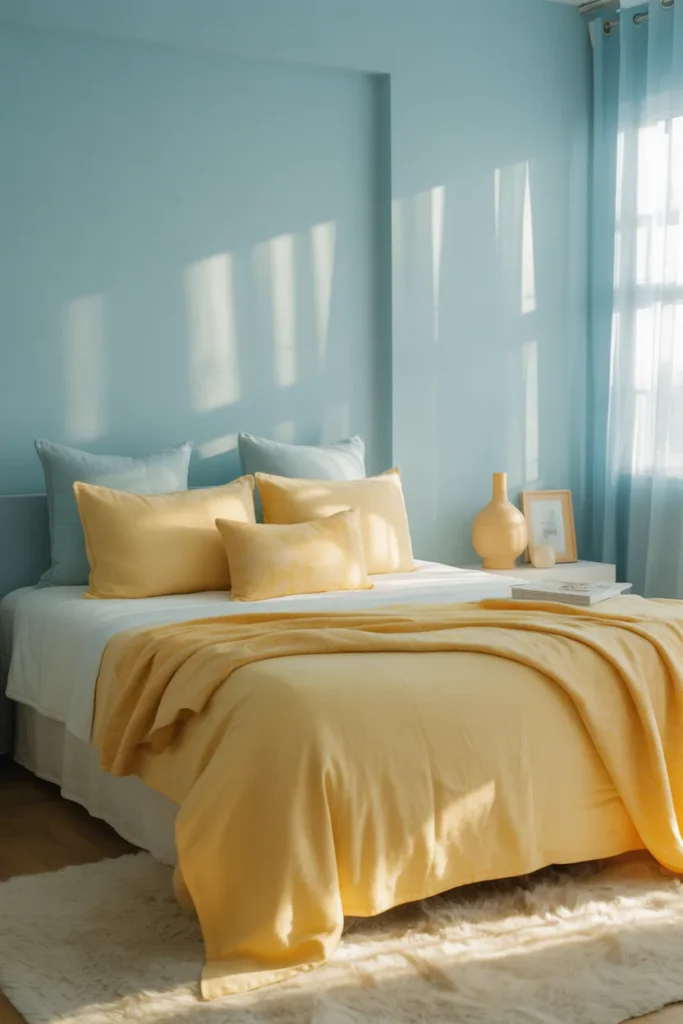 5. Light Blue and Pale Yellow Palette