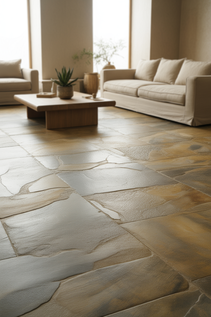 5. Natural Stone Looks Without the Heavy Feel