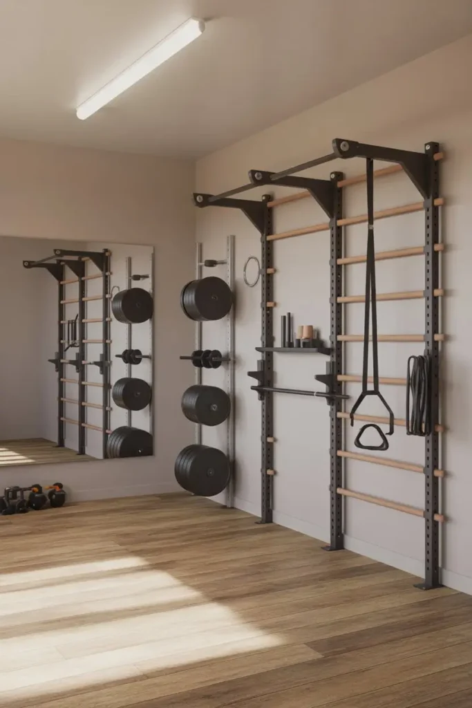 6 Small Gym Room Ideas Using Vertical Storage