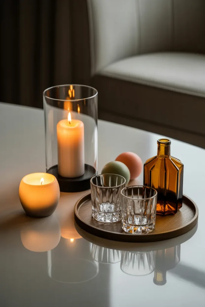 6. Candles for Evening Atmosphere