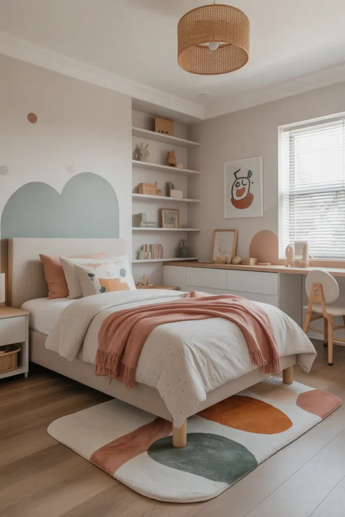 6. Neutral Base with Colorful Accents