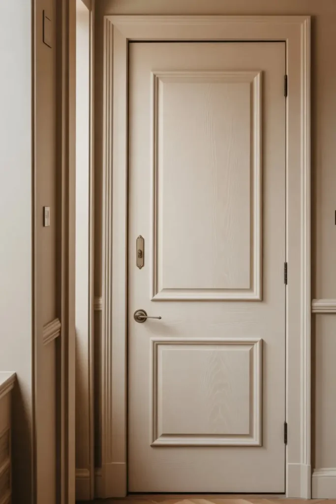 6. Paneled Doors for Timeless Elegance