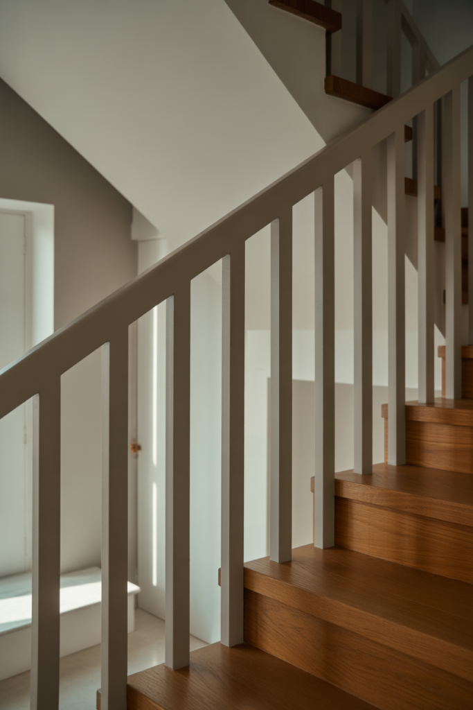 6. Simple Square Spindles for Clean Design