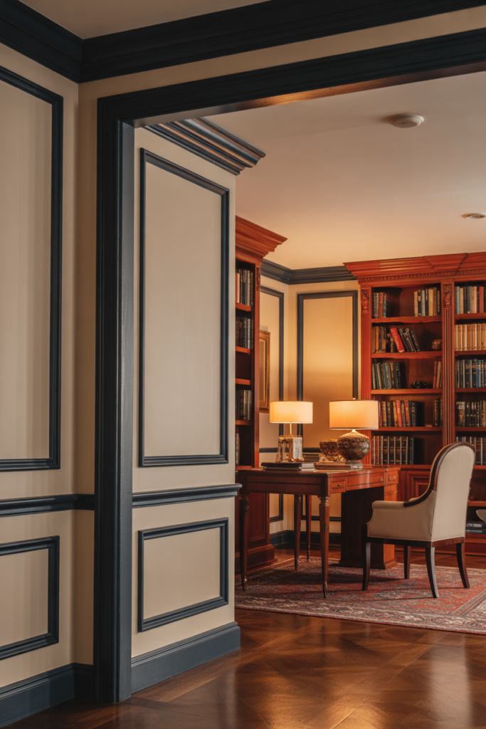 7 Black Trim in Traditional Interiors