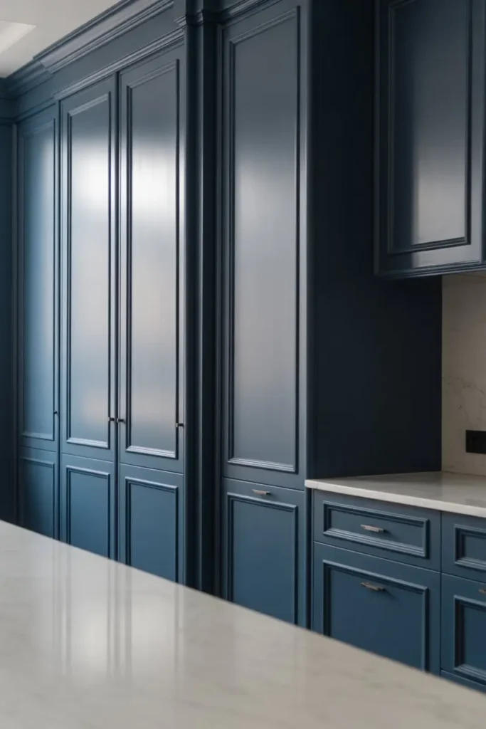 7 Inspiring Idea Paint Kitchen Cabinets Navy Blue for Bold Elegance