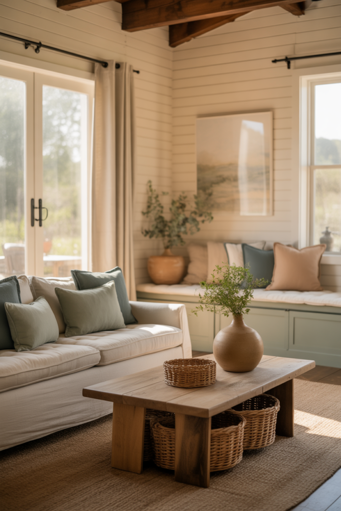 7. Calm Color Accents Inspired by Nature