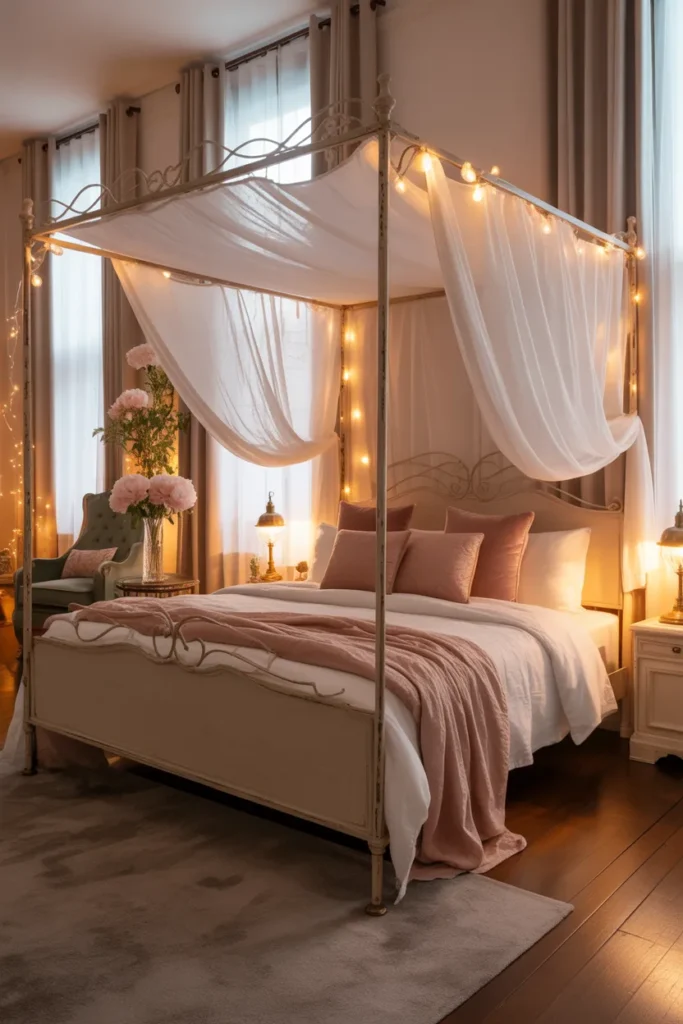 7. Canopy King Beds for Romantic Charm