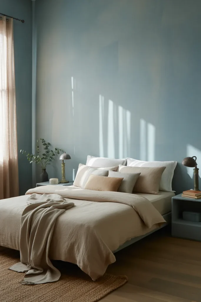7. Dusty Blue for a Soft Modern Style