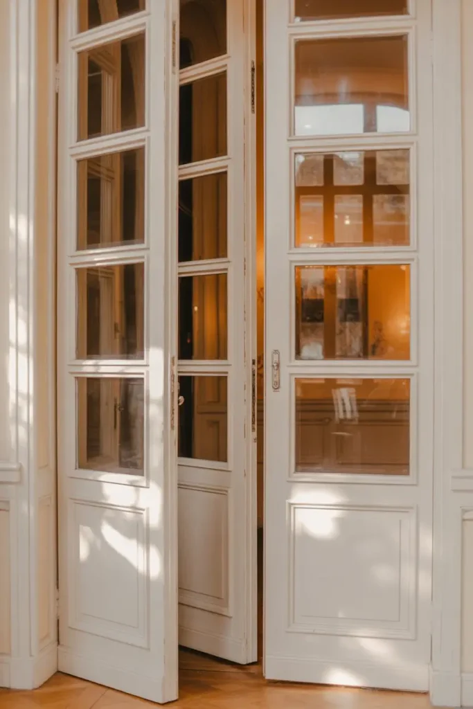 7. French Doors for a Touch of Romance