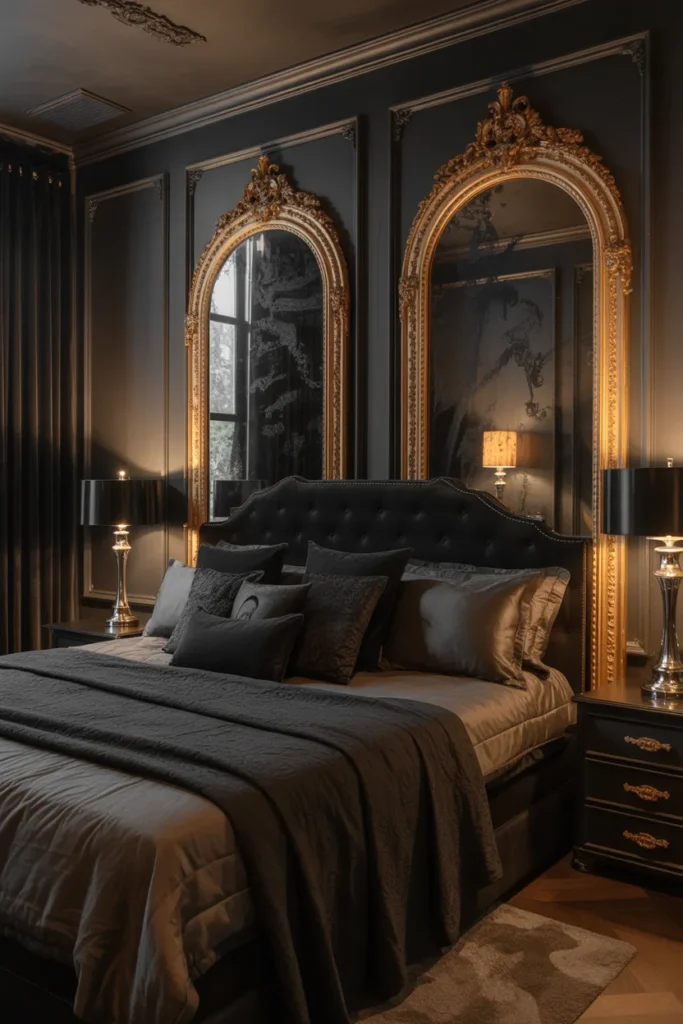 7. Gothic Mirrors with Ornate Frames