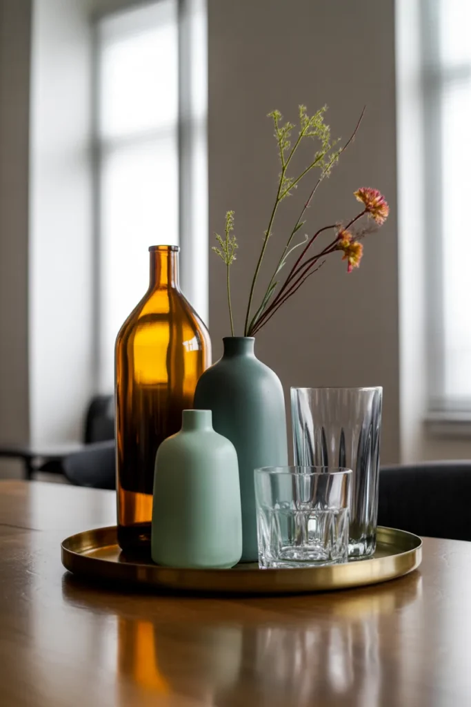 7. Layering Heights for a Designer Feel