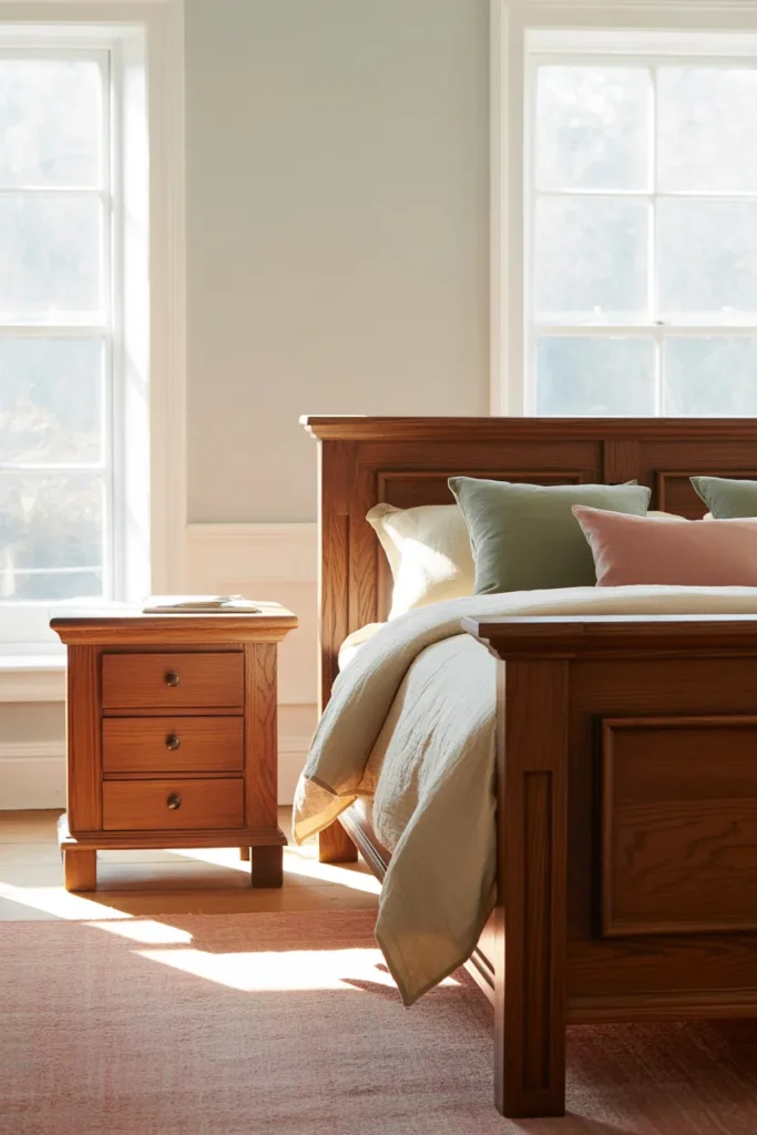 7. Pairing Dark Oak with Light Walls